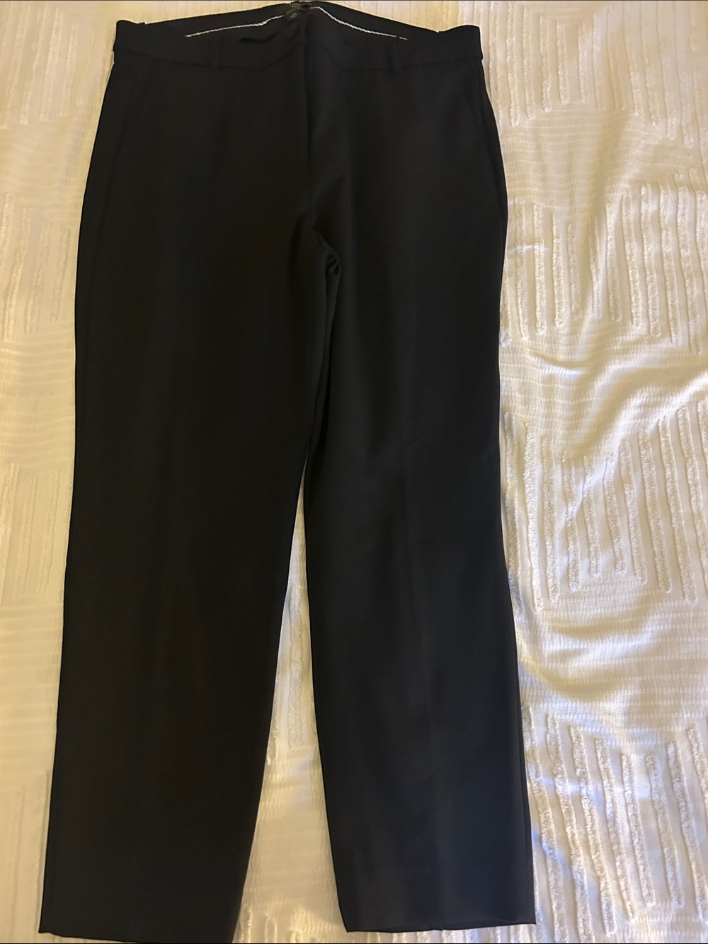J. Crew Black Straight Leg Pants